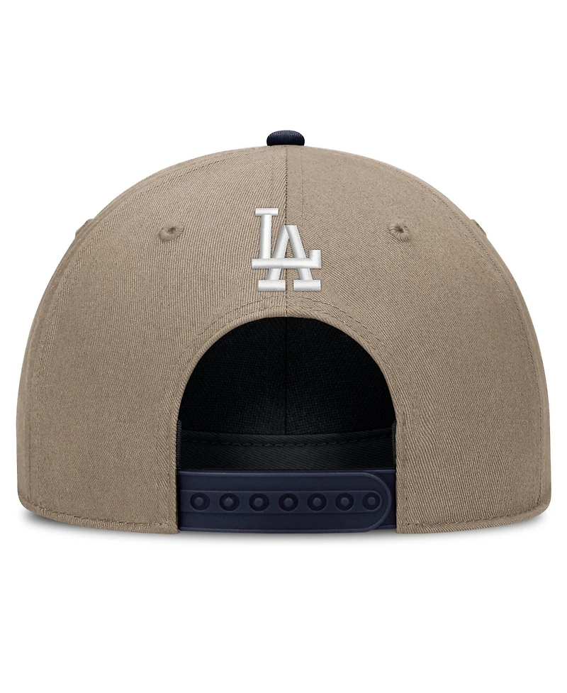 Nike Men's Khaki Los Angeles Dodgers Father's Day Rope Rise Adjustable Hat