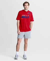 Nike Men's Red Buffalo Bills Tri-Blend Hooded T-Shirt
