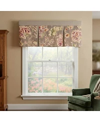 Rlf Home Monte Cristo Pleated Window Valance 100% Cotton Rod Pocket