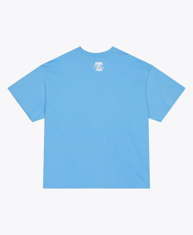 Mitchell & Ness Men's Light Blue Philadelphia Phillies Insignia Premium T-Shirt