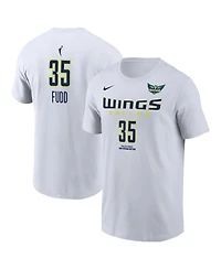 Nike Men's Azzi Fudd White Dallas Wings Name Number Heroine Edition T-Shirt