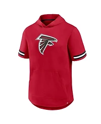 Fanatics Men's Red Atlanta Falcons Optimal Play Short Sleeve Hooded T-Shirt
