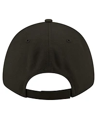 New Era Men's Black Detroit Lions Core Team 9FORTY Adjustable Hat