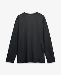 Logo Athletic Men's Black Philadelphia Eagles Primary Long Sleeve T-Shirt
