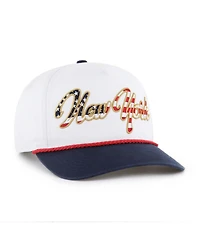 '47 Brand Men's White New York Jets Patriotic Overhand Hitch Adjustable Hat
