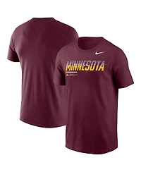 Nike Men's Maroon Minnesota Golden Gophers 2026 Sideline Wordmark Legend Dri-fit T-Shirt