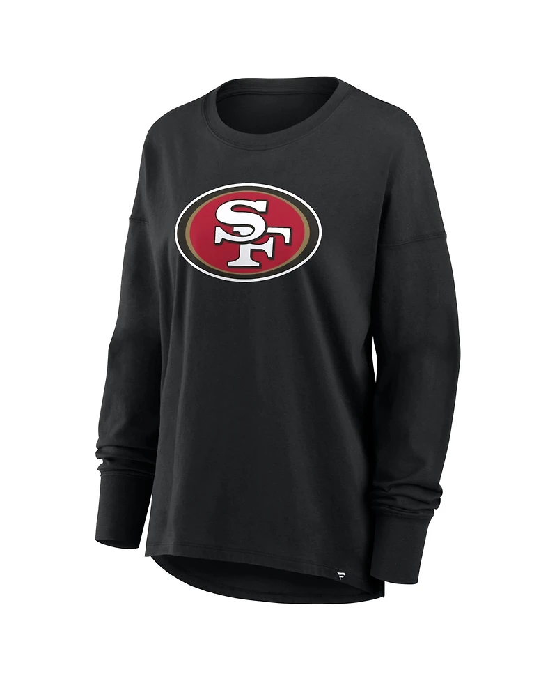 Fanatics Women's Black San Francisco 49ers Essential Long Sleeve T-Shirt