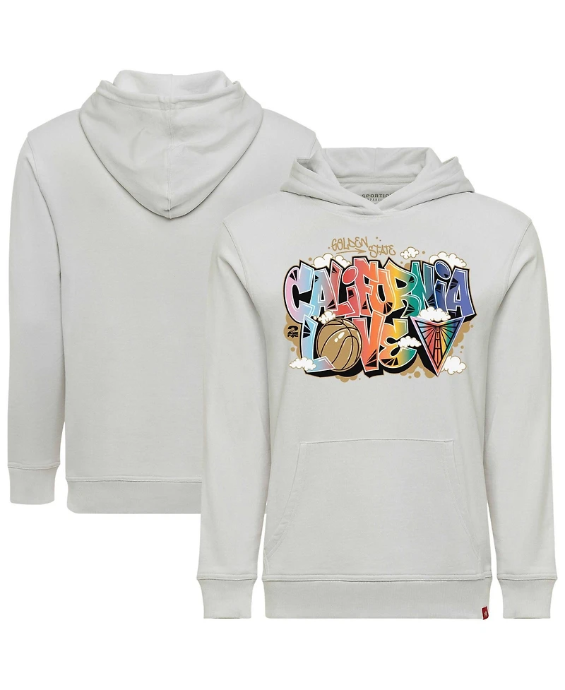 Sportiqe Men's and Women's x 2PAC California Love Gray Golden State Valkyries Pride Drake Hoodie