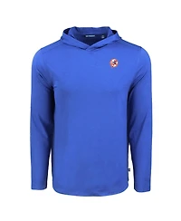Cutter & Buck Men's Royal New York Yankees Coastline Epic Comfort Eco Long Sleeve Hoodie