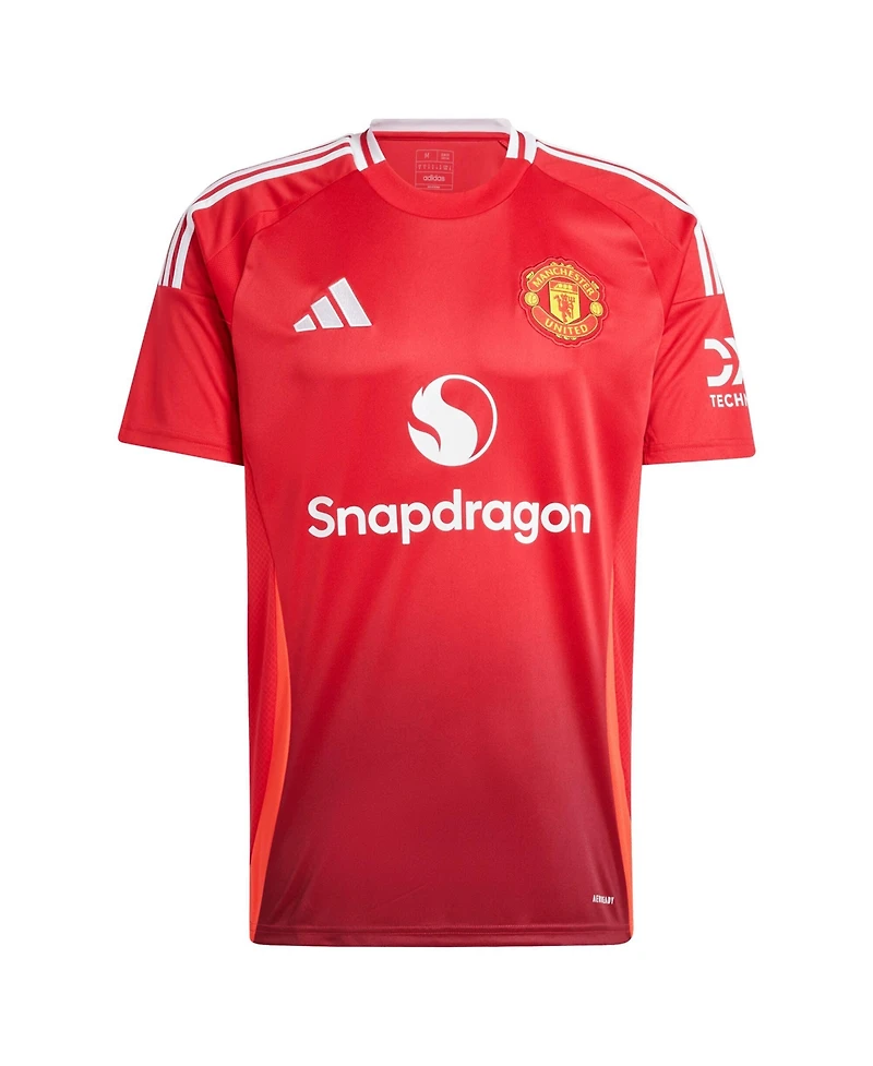 Adidas Men's Rasmus Højlund Red Manchester United 2024/25 Home Replica Player Jersey