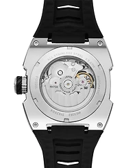 Fossil Men's Machine X1 Automatic Black Silicone Watch 44mm