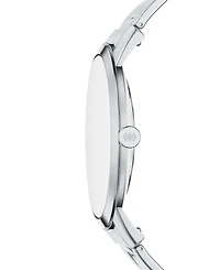 Fossil Men's Minimalist Three-Hand Stainless Steel Watch 44mm