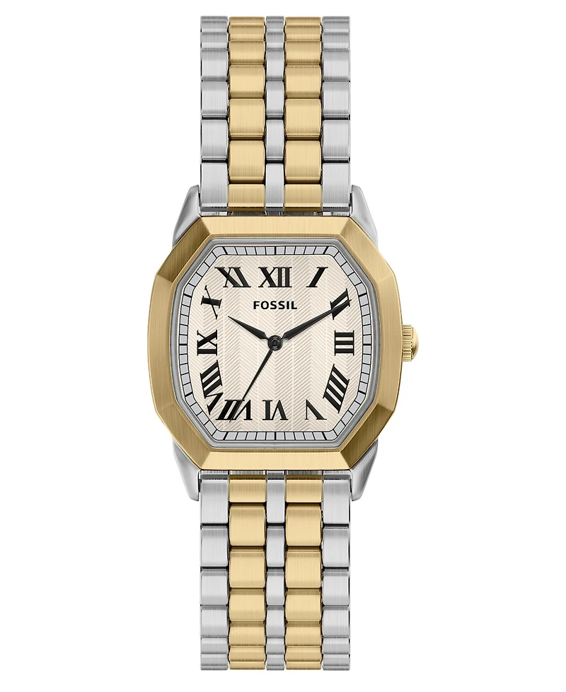Fossil Men's Harlow Three-Hand Two-Tone Stainless Steel Watch 33mm