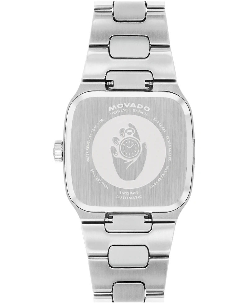 Movado Men's Tempomatic Swiss Automatic Stainless Steel Watch 37mm
