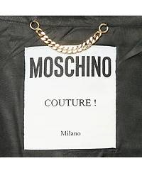 Pre-Owned Moschino Women's Couture Quilted Synthetic Jacket