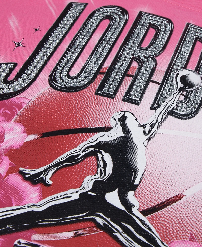 Jordan Girls' 7-16 Graphic Short-Sleeve T-Shirt