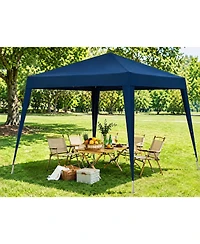 gaomon 10x10 ft Pop-Up Canopy Tent with Slant Legs, Waterproof and Uv Protection