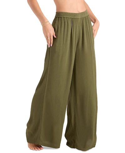 Volcom Women's Stoneshine Junkie Pull-On Cover-Up Pants