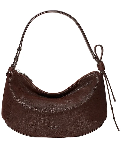 kate spade new york Loop Dot Suede Medium Shoulder Handbag