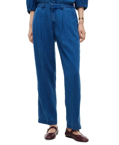 Tommy Hilfiger Women's Chambray Tapered Pants