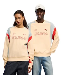 Puma Men's Archive Motorsport Terrace Culture Crewneck Sweatshirt