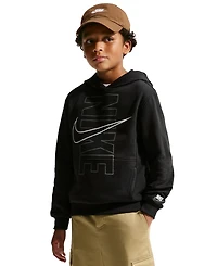 Nike Boys' 8-20 Sportswear Club Fleece Long-Sleeve Hoodie
