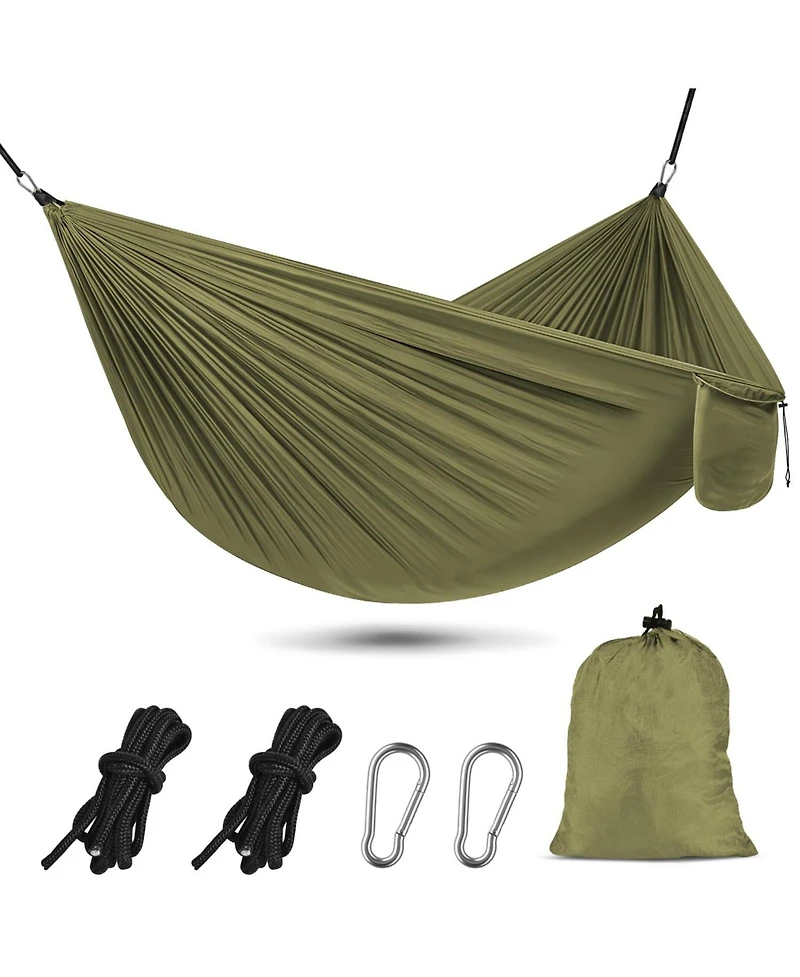 Piscifun Portable Lightweight Camping Hammock With Tree Straps Carry Bag For Outdoor Travel