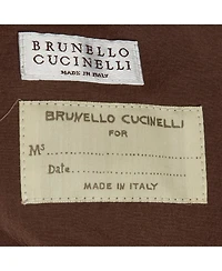Pre-Owned Brunello Cucinelli Women's Suede Monili Long Vest