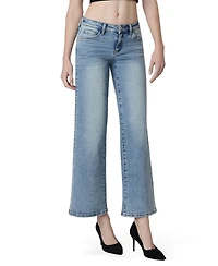 Vervet Women's Low Rise Wide Leg Jeans