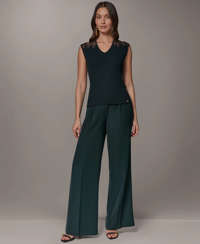 Donna Karan New York Women's V-Neck Top