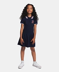Tommy Hilfiger Girls' 7-16 Short-Sleeve Polo Dress