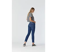 Mavi Jeans Women's Kathleen Mid Rise Boyfriend Feather Blue