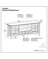 Acadian 60" Tv Stand