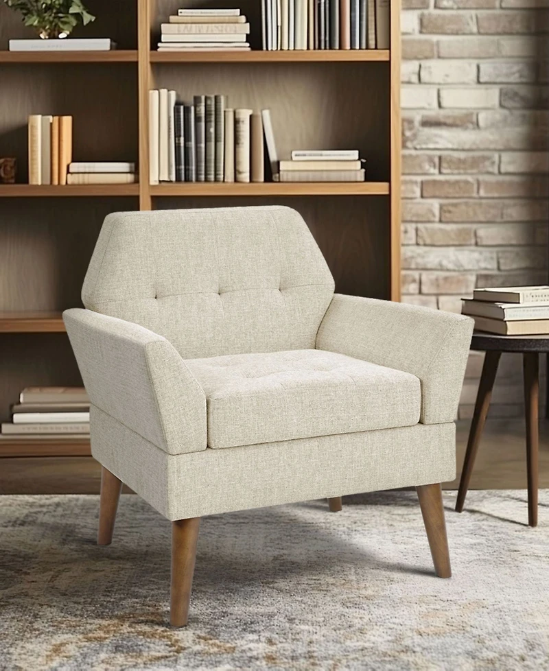 510 Design Newtin 30.5" Mid-Century Modern Lounge Chair