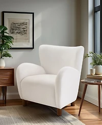 Ink+Ivy Stella 30" Wingback Upholstered Armchair