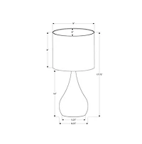 Sofucor 18" Lighting, Set Of 2 Table Lamp Contemporary