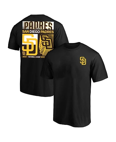 Fanatics Men's Profile Black San Diego Padres Big Tall Two-Sided Graphic T-Shirt