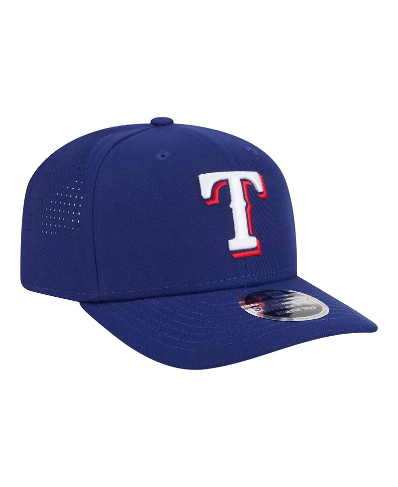 New Era Men's Royal Texas Rangers Performance 9SEVENTY Adjustable Hat