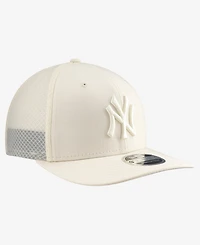 New Era Men's Light Beige New York Yankees Color Pack Coolera 9SEVENTY Trucker Adjustable Hat
