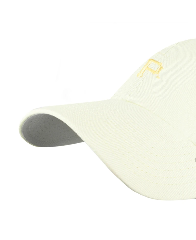 '47 Brand Men's and Women's Yellow Pittsburgh Pirates Pastel Clean Up Adjustable Hat