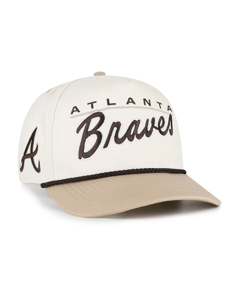 '47 Brand Men's Natural/Tan Atlanta Braves Neutral Terrain Hitch Rope Adjustable Hat
