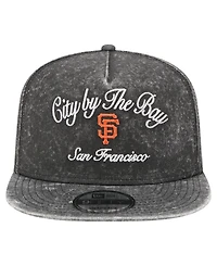 New Era Men's Black San Francisco Giants City Slogan A-Frame 9FIFTY Snapback Hat