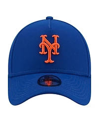 New Era Big Boys and Girls Royal New York Mets 9FORTY A-Frame Adjustable Hat