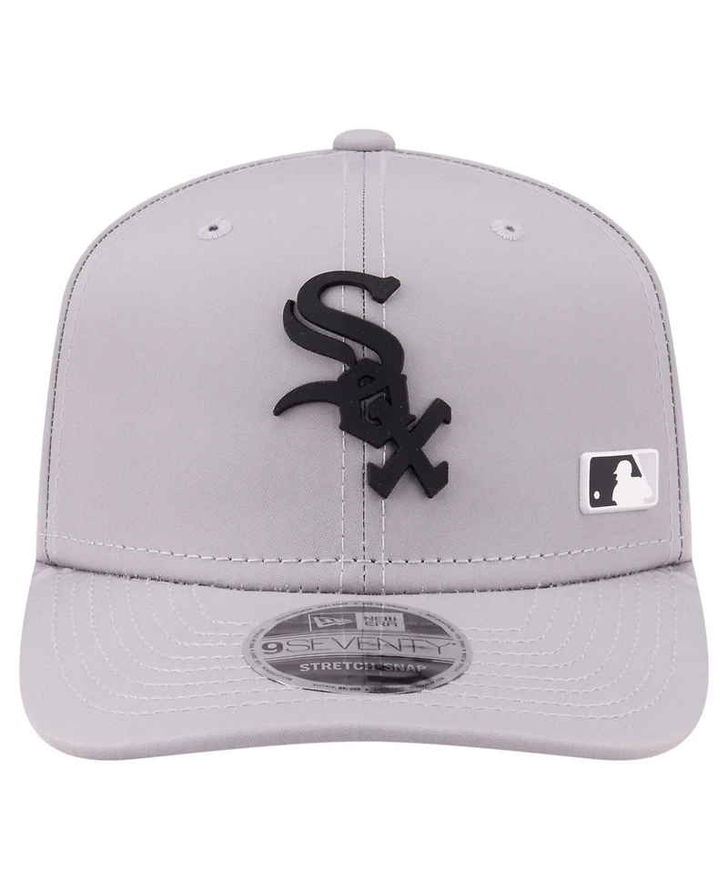 New Era Men's Gray Chicago White Sox Laser Perforated 9SEVENTY Adjustable Hat