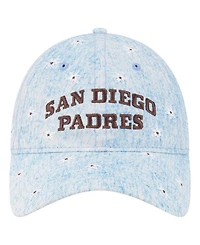 New Era Women's Light Blue San Diego Padres Daisy All Over 9TWENTY Adjustable Hat