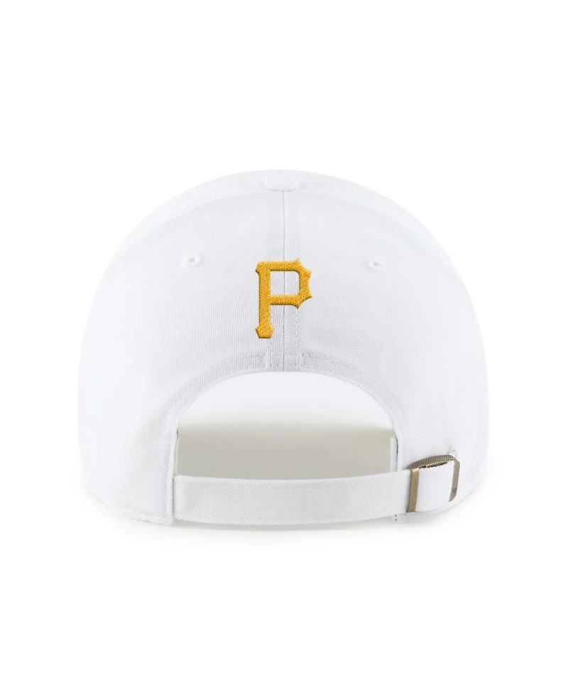 '47 Brand Preschool White Pittsburgh Pirates Ice Cream Helmet Clean Up Adjustable Hat