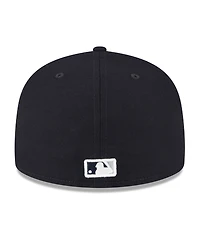 New Era Men's Navy York Yankees Authentic Collection 2026 Old-Timers' Day 59FIFTY Fitted Hat