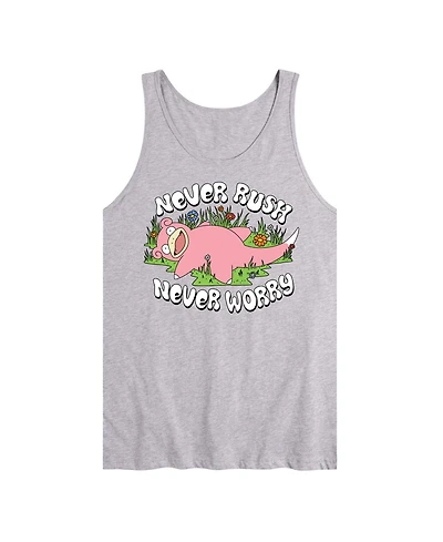 Airwaves Men's Pokemon Never Rushed Graphic Tank Top
