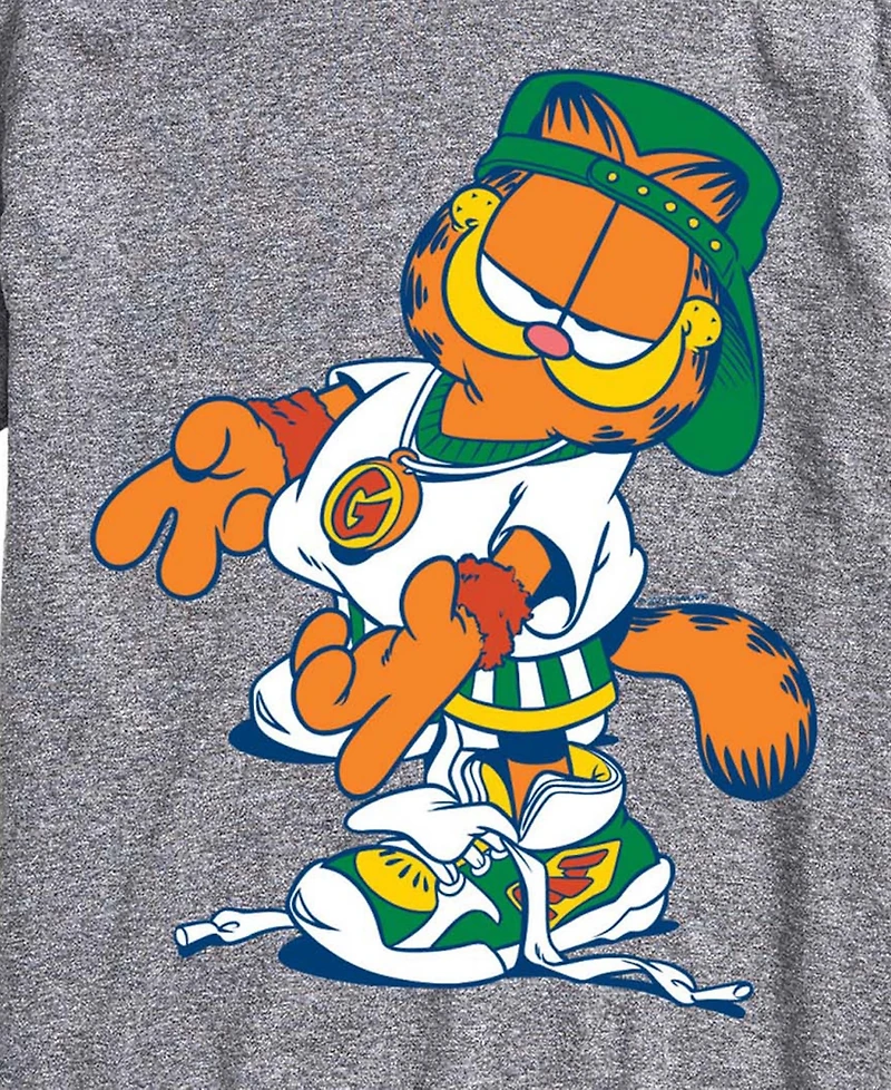 Airwaves Men's Garfield Streetwear Peace sign Graphic T-Shirt