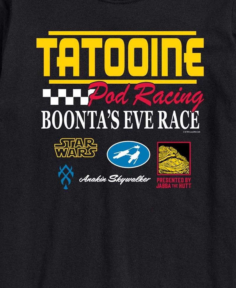 Airwaves Men's Star Wars Pod Racing Tatooine Graphic T-Shirt